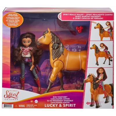Spirit Untamed speelset Samen op Weg Lucky pop en Spirit