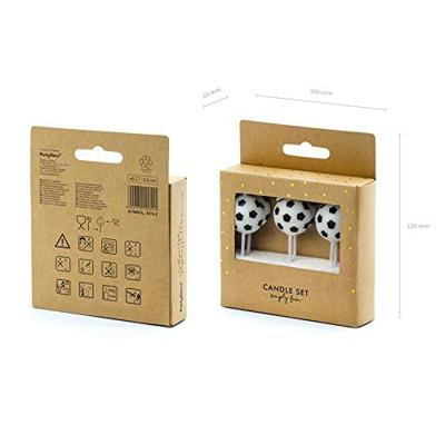 Voetbal Taartkaarsjes (6st)