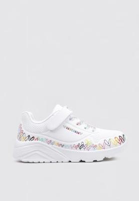 SKECHERS Street Uno Lite Heart Craze baskets wit