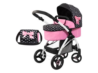Bayer Design Poppenwagen City Max met tas (Zwart)