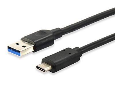 Equip USB 3.1 kabel A->C m/1, 0 m type C polyzak