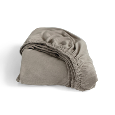 Cinderella hoeslaken jersey 80/90x210/220 - 100x200 taupe Cinderella hoeslaken jersey 80/90x210/220 - 100x200 taupe