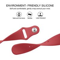 Fitbit Versa 1 / 2 & Lite siliconen bandje - Maat: Small - Rood - thumbnail