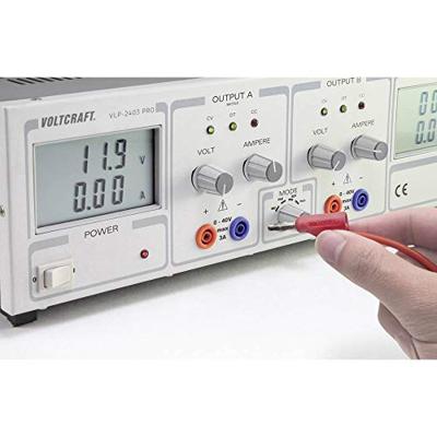 VOLTCRAFT MSB-300 Meetsnoer Banaanstekker 4 mm Banaanstekker 4 mm 2.00 m Rood 1 stuk(s)