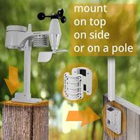 BRESSER Professioneel WIFI Weerstation met 5-in-1 Buitensensor - thumbnail