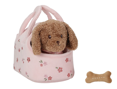 Little Dutch knuffelhond Jackie in tas