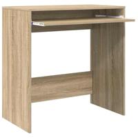 Bureau met plank Sonoma eiken 77,5 x 43 x 79 cm Bewerkt hout - thumbnail