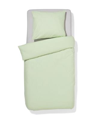 HEMA Dekbedovertrek 140x200/220cm zacht katoen lichtgroen (lichtgroen)