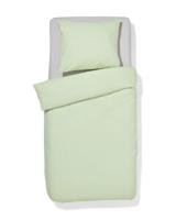 HEMA Dekbedovertrek 140x200/220cm zacht katoen lichtgroen (lichtgroen) - thumbnail