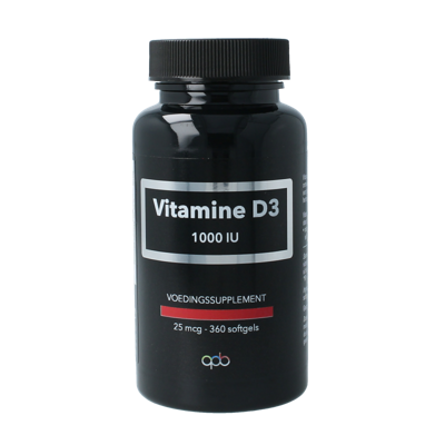 Vitamine D3 1000IU 25mcg 360 Softgels