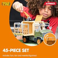 Schleich Wild Life - Grote truck dierenambulance speelgoedvoertuig - thumbnail