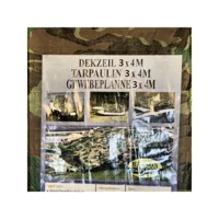 Benson Camouflage Dekzeil - 3 x 4 Meter - thumbnail