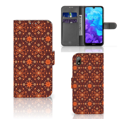 Huawei Y5 (2019) | Telefoon Hoesje | Batik Brown