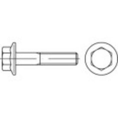 TOOLCRAFT 148371 Zeskantbouten met flens M12 40 mm Buitenzeskant Staal Gelamelleerd gecoat 100 stuk(s)