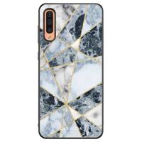 Samsung Galaxy A50/A30s hoesje - Abstract marmer blauw - thumbnail