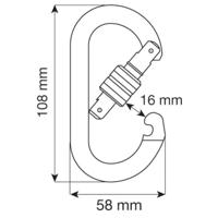 Camp veiligheidskoppeling - 981 - met schroefsluiting - thumbnail
