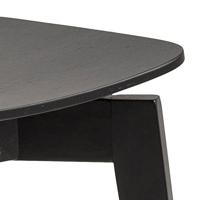 Lisomme Jade Houten Eetkamerstoel Zwart - thumbnail