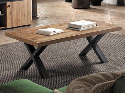 Salontafel SHAKA 130 cm denver eik