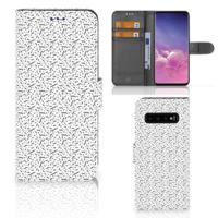 Samsung Galaxy S10 | Telefoon Hoesje | Stripes Dots - thumbnail