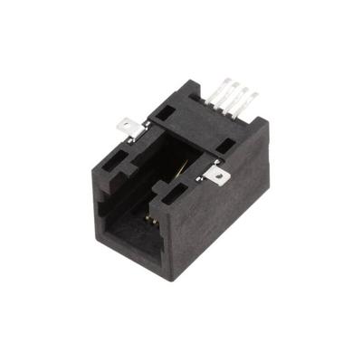encitech RJJU-44-141-E3H-007 RJ-inbouwbus 3253-0005-02 Bus, inbouw horizontaal Aantal polen (sensoren) 4P4C 1 stuk(s)
