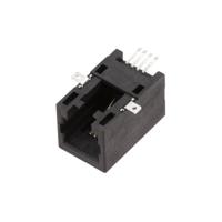 encitech RJJU-44-141-E3H-007 RJ-inbouwbus 3253-0005-02 Bus, inbouw horizontaal Aantal polen (sensoren) 4P4C 1 stuk(s) - thumbnail
