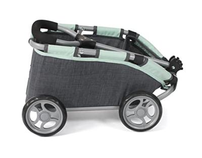Poppenbolderwagen Skipper - Melange Antraciet Mint