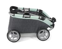 Poppenbolderwagen Skipper - Melange Antraciet Mint - thumbnail