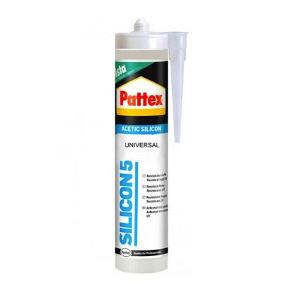 Siliconen Pattex Silicon 5 Universeel Transparant 280 ml