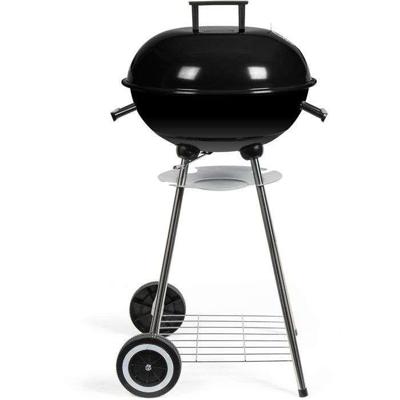 Houtskoolbarbecue - LIVOO - DOC172N - Kookoppervlak Ø 41 cm - Verchroomd stalen grillrooster - Geëmailleerde stalen kom en deksel
