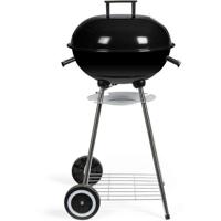 Houtskoolbarbecue - LIVOO - DOC172N - Kookoppervlak Ø 41 cm - Verchroomd stalen grillrooster - Geëmailleerde stalen kom en deksel - thumbnail
