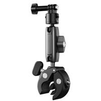 Telesin quick-release crab claw clamp stuurbevestiging voor actioncams (22-35 mm, 360° draaibaar) - thumbnail