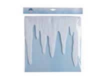 Pegelrand polyester l200 cm wit kerstslinger Decoris - Decoris - thumbnail