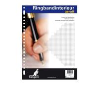 Kangaro Ringbandinterieur a4 23r ruit 5mm 100ve - thumbnail