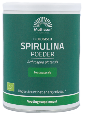 Mattisson HealthStyle Biologische Spirulina Poeder Mattisson HealthStyle Biologische Spirulina Poeder