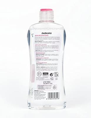 Make-Up Verwijder Micellair Water Babaria 400 ml Rozenbottel