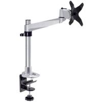 SpeaKa Professional SP-1624752 Swivel Monitor-tafelbeugel 25,4 cm (10) - 76,2 cm (30) Zilver-zwart In hoogte verstelbaar, Kantelbaar, Zwenkbaar, Roteerbaar - thumbnail
