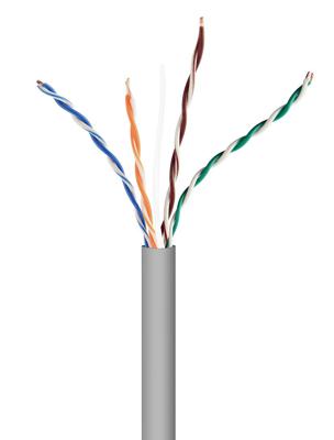 UTP Cat5E Lan-kabel (CCA) stug, 305 meter UTP Cat5E Lan-kabel (CCA) stug, 305 meter