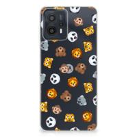 TPU bumper voor Motorola Moto G23 | G13 Dieren Emojis - thumbnail