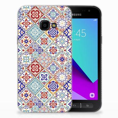 Samsung Galaxy Xcover 4 | Xcover 4s | TPU | Siliconen hoesje | Tiles Color Samsung Galaxy Xcover 4 | Xcover 4s | TPU | Siliconen hoesje | Tiles Color