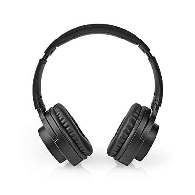 Nedis stereo on-ear Bluetooth hoofdtelefoon met microfoon en Active Noise Cancelling / zwart