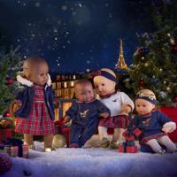 Baby knuffel Margaux COROLLE in feeststemming COROLLE marineblauw - thumbnail