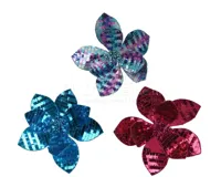 Kerstornament Bloem Clip Disco Ø20cm Assorti 1st - thumbnail