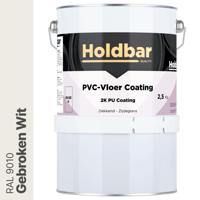 Holdbar PVC-Vloer Coating Gebroken Wit (RAL 9010) 2,5 Kg - thumbnail