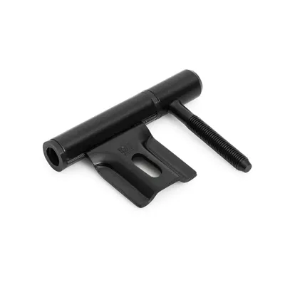 DX Inboorpaumelle 14mm voor stalen montagekozijnen Polynorm - zwart