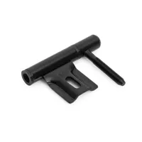 DX Inboorpaumelle 14mm voor stalen montagekozijnen Polynorm - zwart - thumbnail