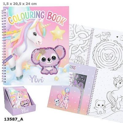 Ylvi Kleurboek Met Eenhoorn Pailletten Ylvi Kleurboek Met Eenhoorn Pailletten