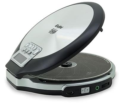 Soundmaster CD9220, CD-speler draagbare batterij aangedreven CD, CD-R, CD-RW, MP3 functie van opladen van de batterij, functie bas versterkt, zwart-grijs