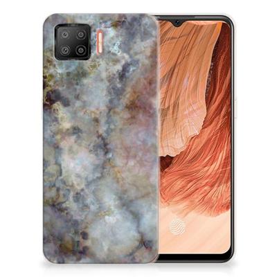 OPPO A73 4G | TPU | Siliconen hoesje | Marmer Grijs