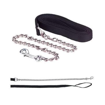 Voorbrenglijn met ketting 250cm zwart