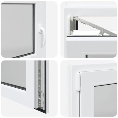 Kelderraam RISOR 120x60 cm draaikiep-draai DIN links wit